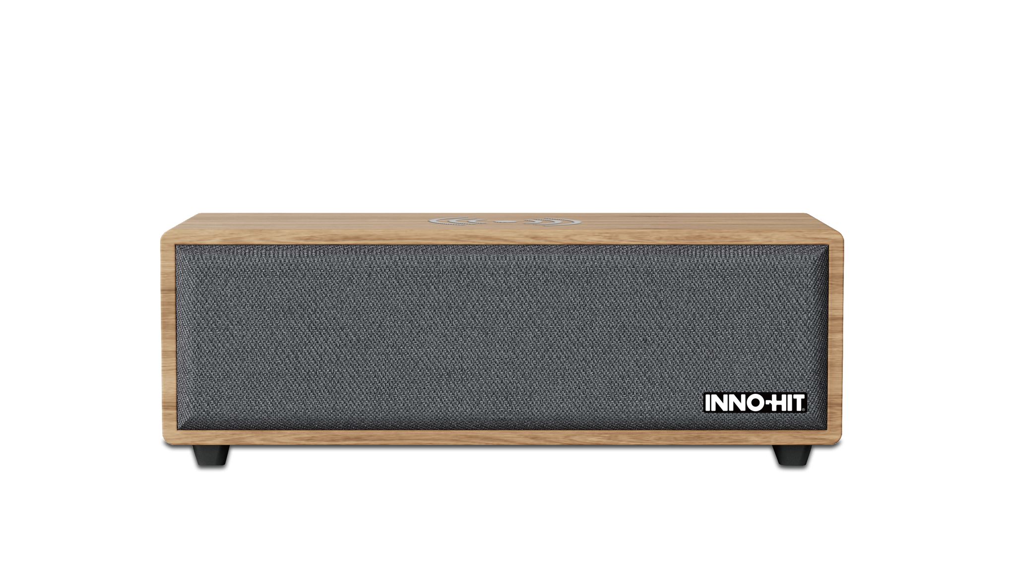 Inno-hit Armonia Ih-natb02 Bluetooth-lautsprecher Aus Stoff Und Naturholz