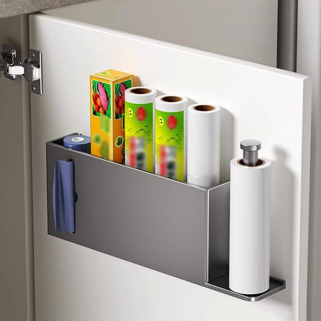 Aufbewahrungsbox Für Küchenschranktüren, Selbstklebendes Wandregal Für Kühlschrank, Badezimmer Und Kleiderschrank