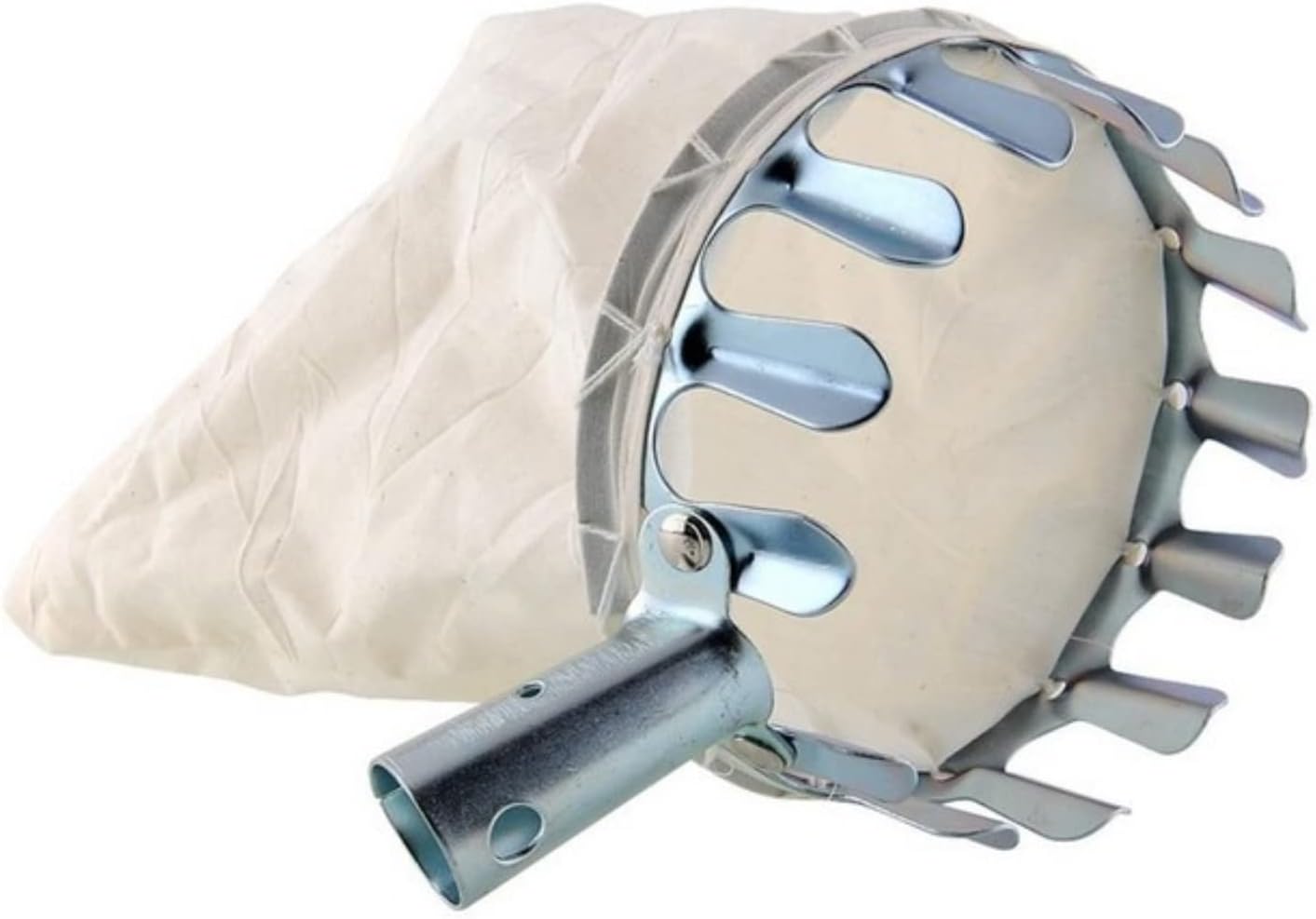 Silberner Obstpflücker, Obstpflücker Mit Metallfreiem Teleskopstiel, Praktisches Gartengerät, Leicht, Robust Und Tragbar