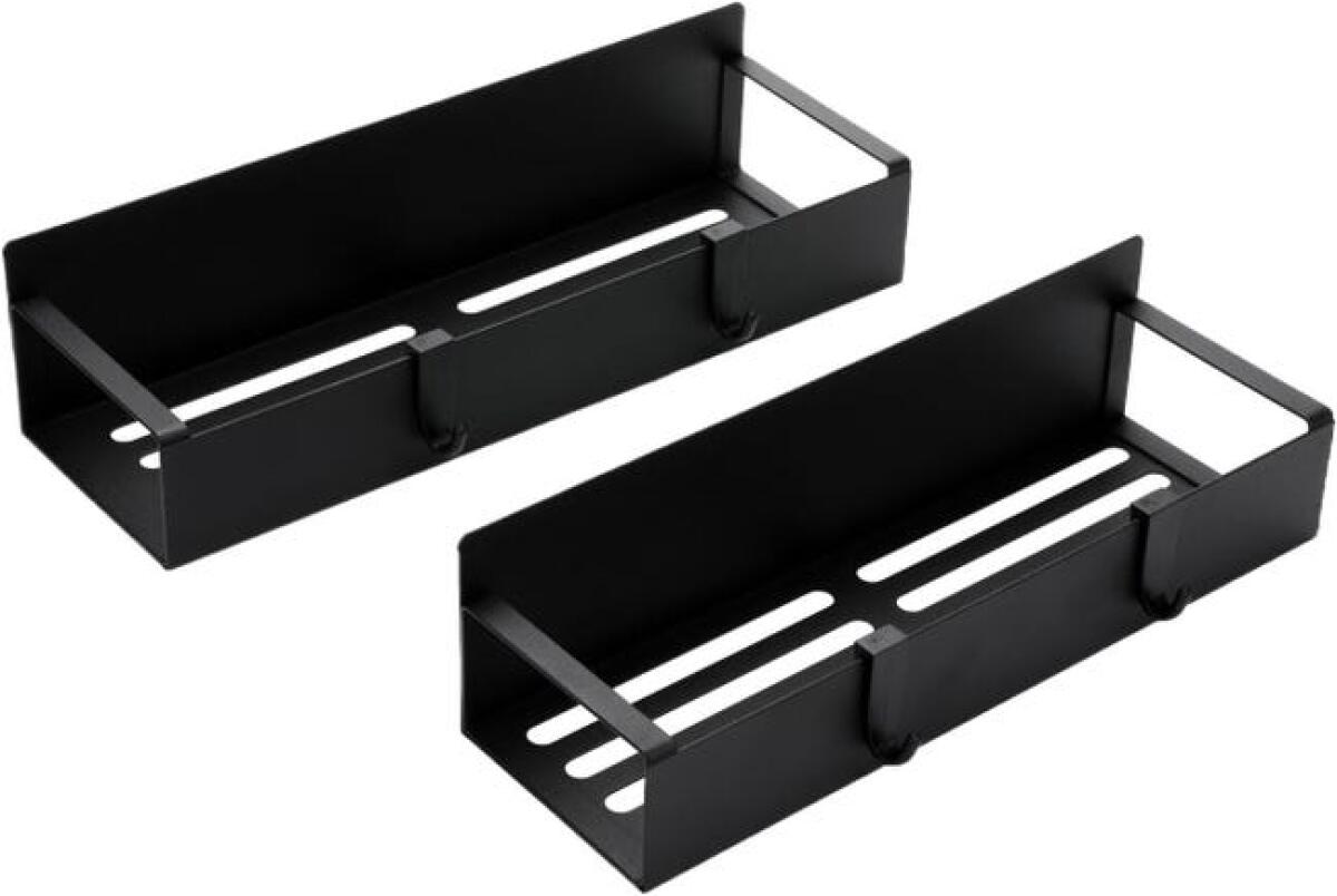 Magnetisches Gewürzregal, Magnetisches Gewürzregal Aus Metall, Zur Wandmontage (2er-set), Maße 27 X 8,5 X 5 Cm