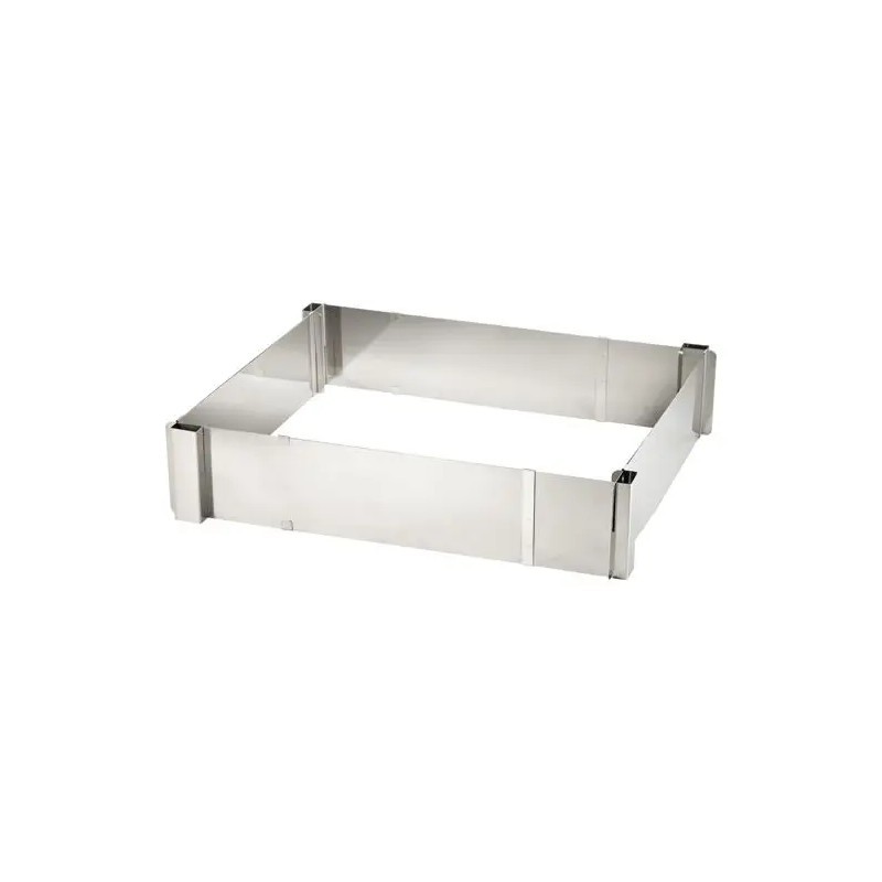 Quadratischer Tortenring 24-46 Cm, Verstellbar