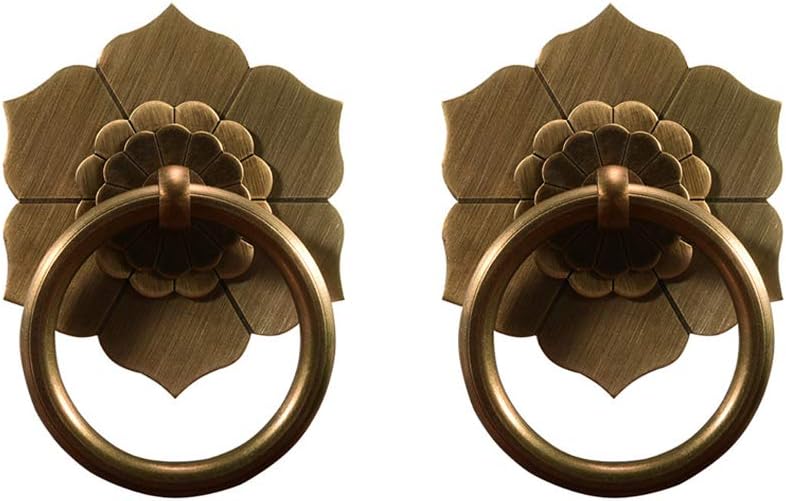 Jssevn-set Mit 2 Antiken Messinggriffen – Retro-stil – Für Küchenschränke, Kleiderschränke, Schubladen – Vintage