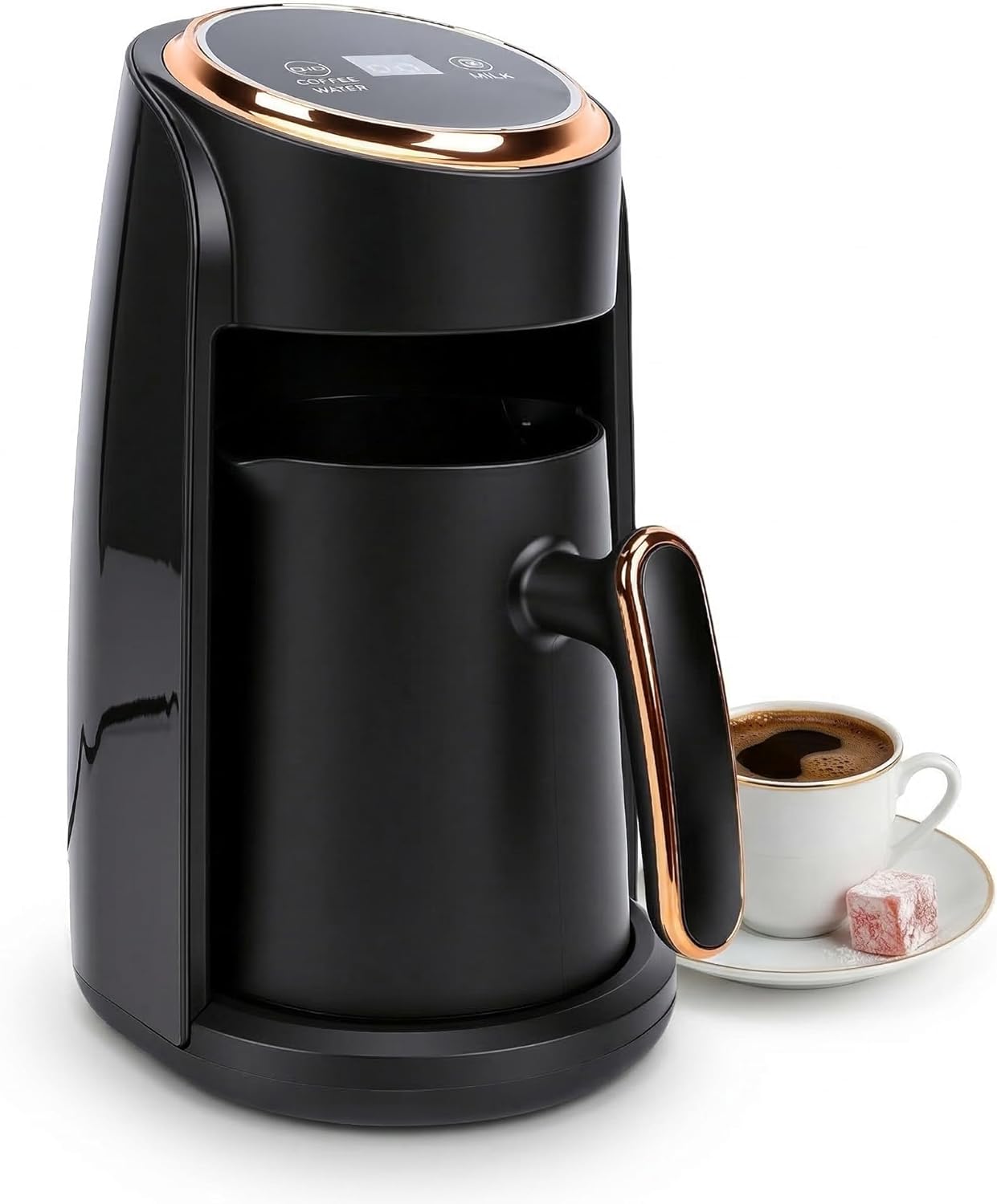 Jssevn-kaffeevollautomat Mit 600-watt-dampfsystem Und Automatischer Abschaltung, Ideal Für 3 Bis 5 Tassen.
