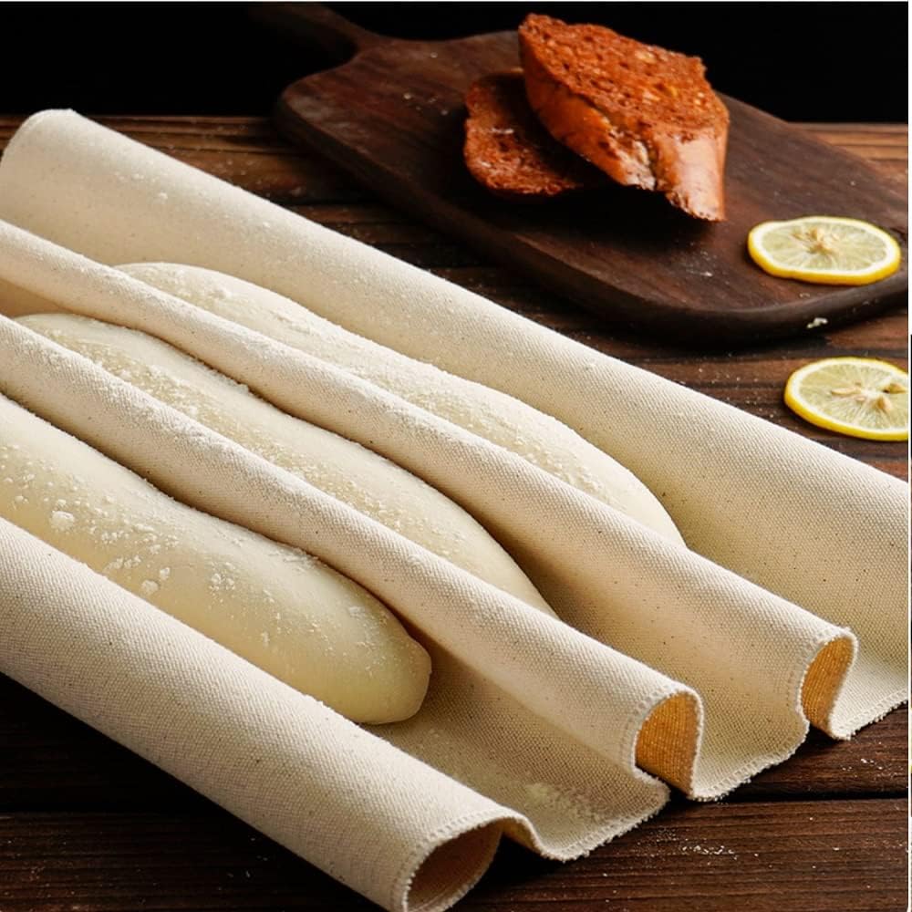 Jssevn-bäckertuch 75 X 45 Cm, Professionell, Antihaftbeschichtet, Aus Natürlicher, Fermentierter Baumwolle