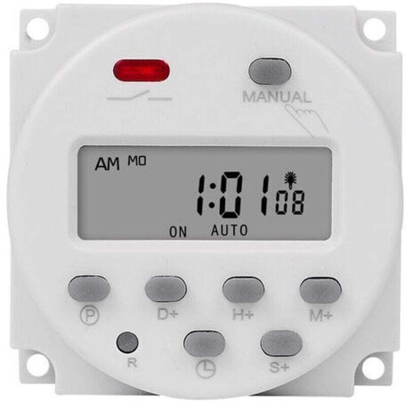 1 Stück Cn101a Lcd-zeitschalter 12v 110v 220v Zeitrelais Straßenbeleuchtung Anzeigefeld Leistungstimer (220v),