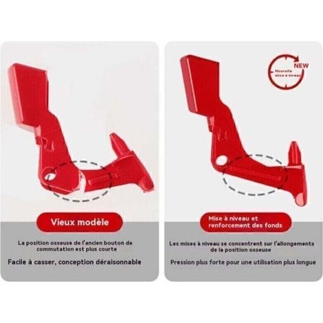 Metall-auslöseschalter Für Dyson Staubsauger V10, V11, Sv12 Und Sv14 – Verstärkter Knopf – Robuste, Einteilige Konstruktion