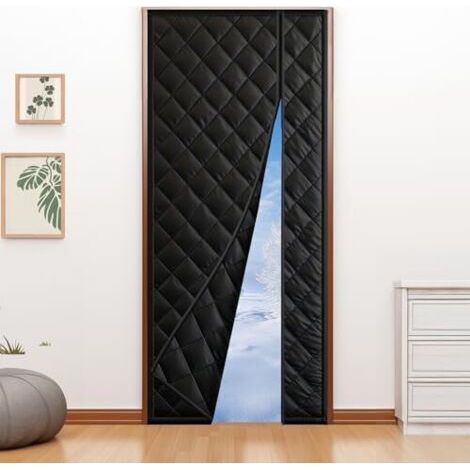 Magnetischer Wärmeschutzvorhang 90 X 210 Cm. Wärmeschutzvorhang Zum Schutz Vor Kälte. Winddicht Und Energieeffizient. Auch Für Haustiere Geeignet.