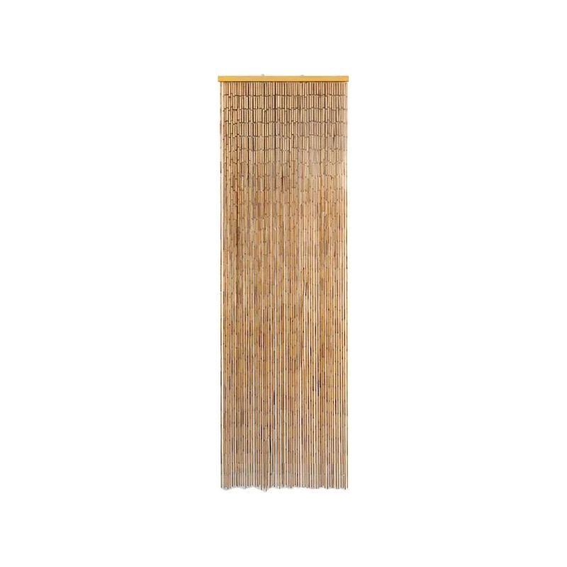 Türvorhang Mit Insektenschutz Aus Bambus, 56 X 185 Cm
