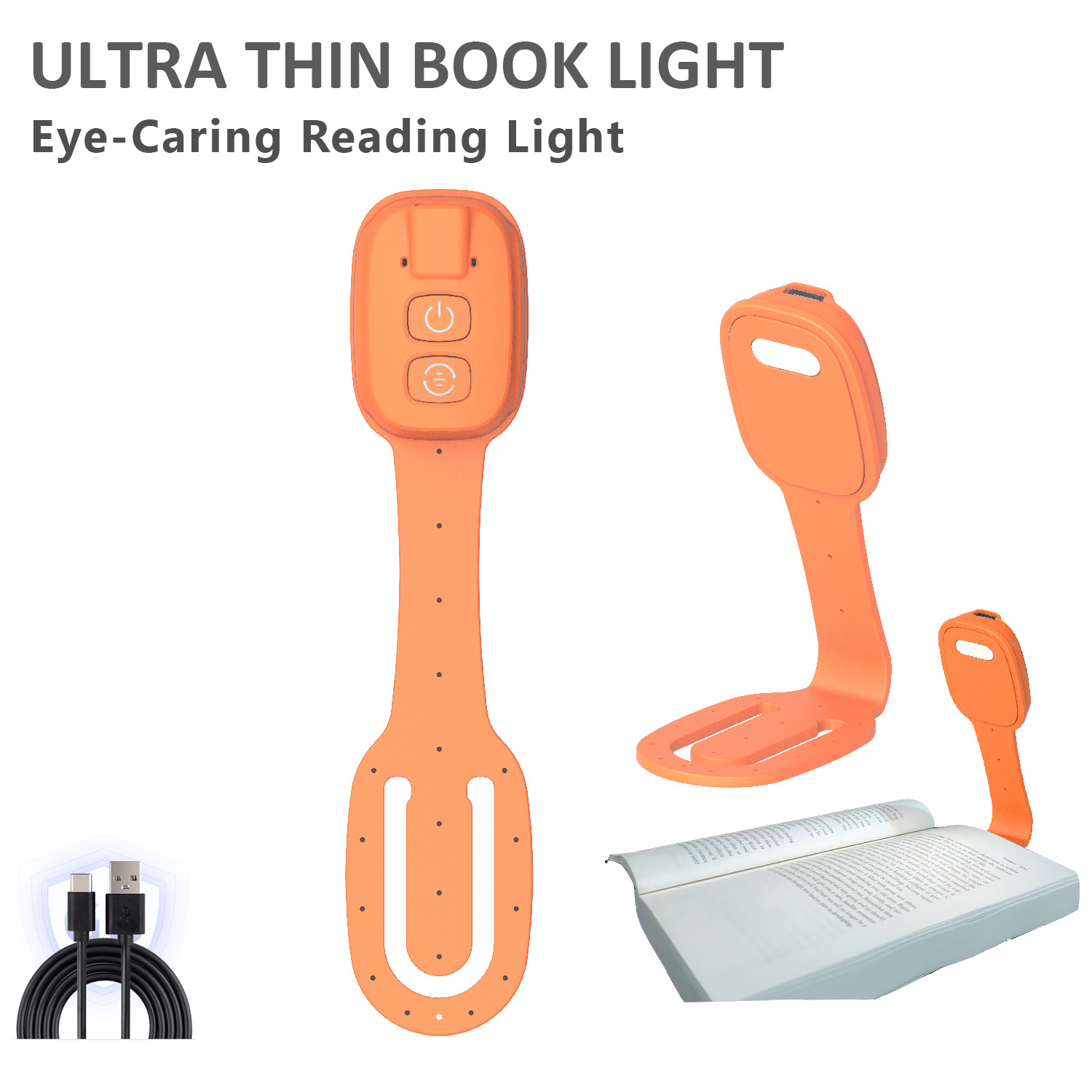 Leselampen-klemme Mit Akku, Led-bürolampe Für Schreibtisch/bett/reisen, Sanftes Dimmbares Licht, Kompaktes Modernes Design – Perfekt Als Geschenk
