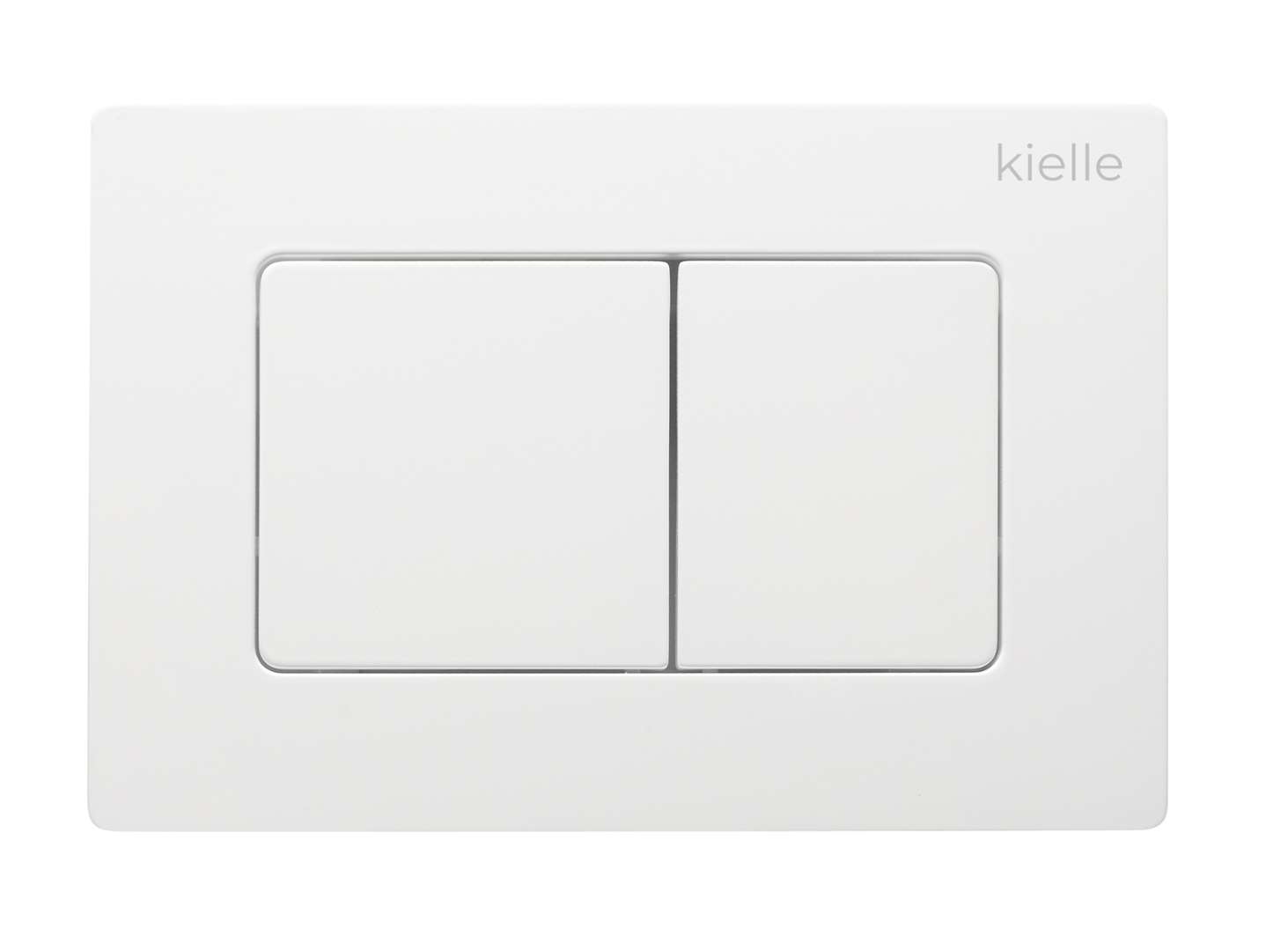 Kielle Gemini New Iii - Betätigungsplatte, Weiß Glänzend 70229020