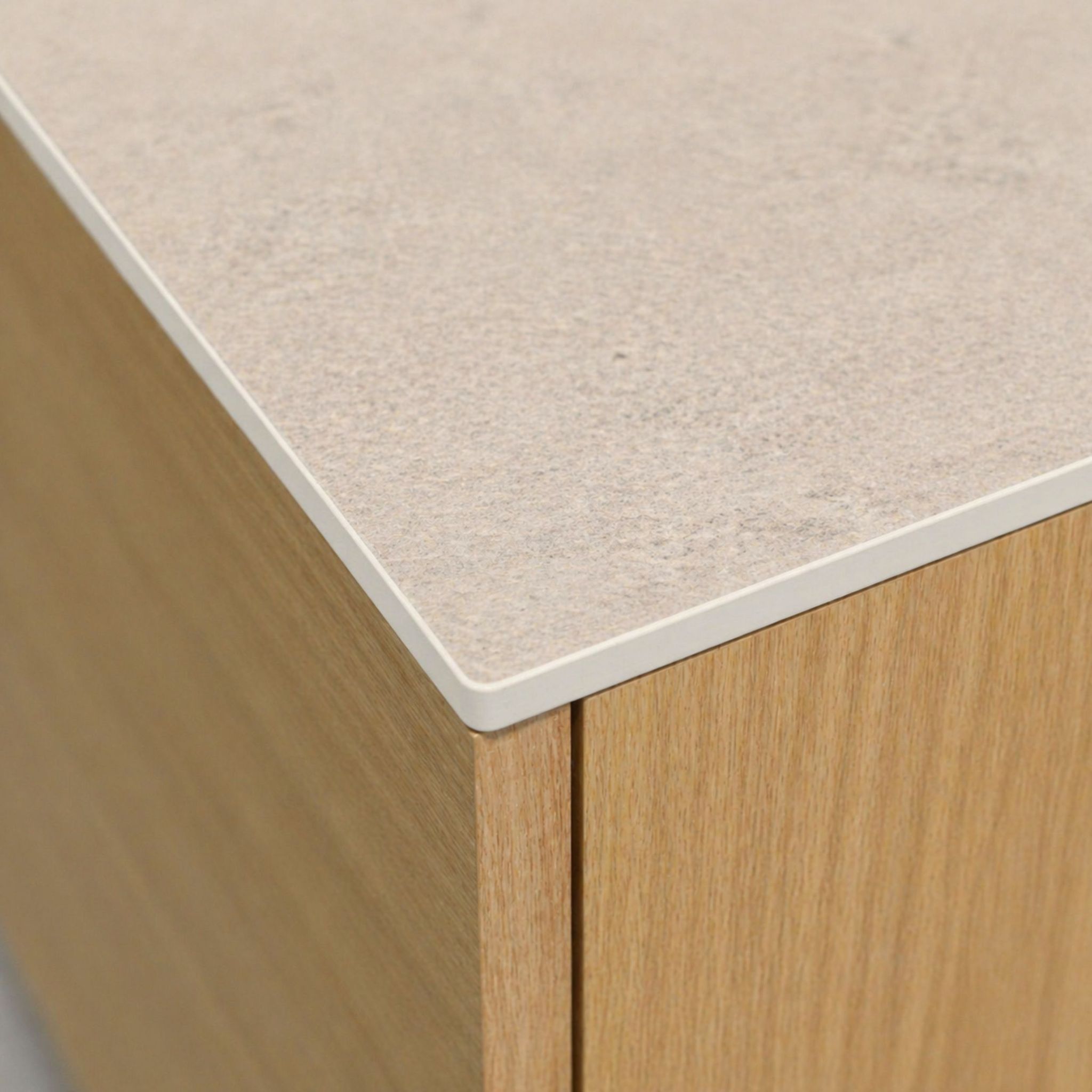 Hpl-badezimmerarbeitsplatte Für 60 Cm 61 X 45 Cm Babylon Slate Schrank (k794lv)