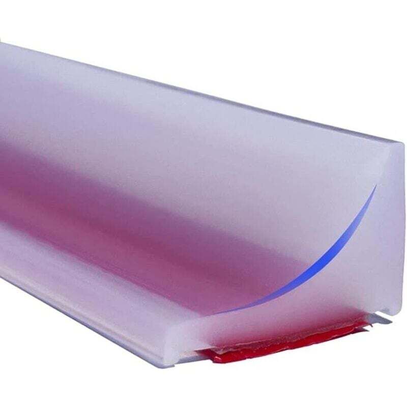 100 Cm Transparente Duschabtrennung, Selbstklebend, Überlaufschutz Für Begehbare Duschen, Wasserrückhaltesystem Für Badezimmer - Kzq