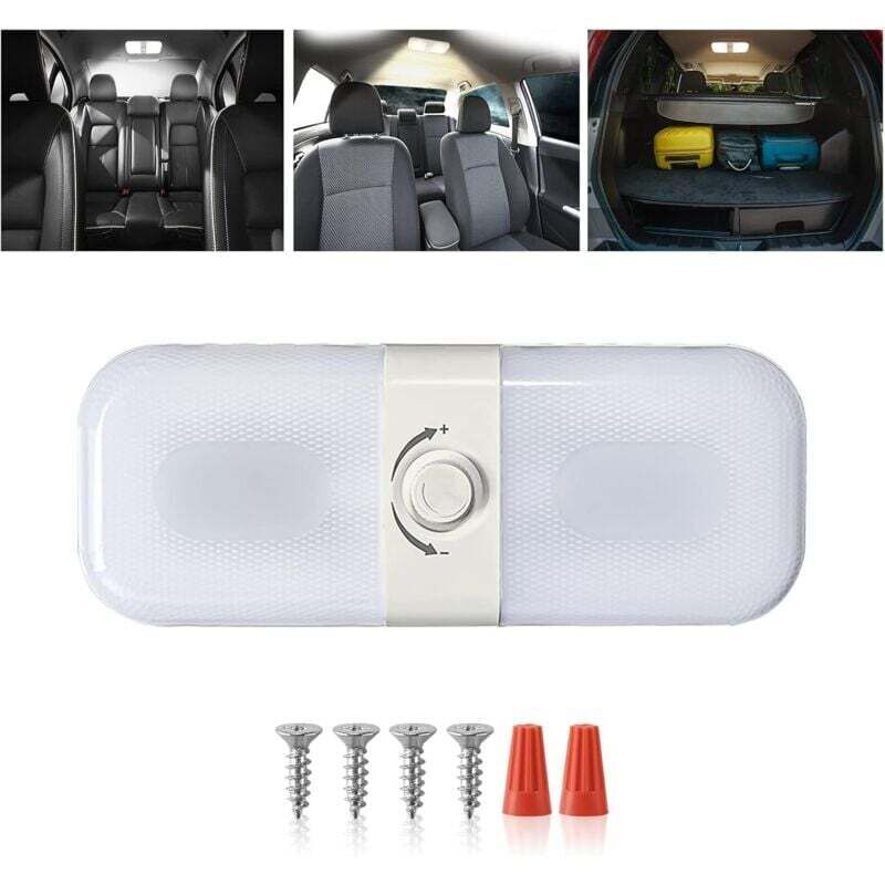 Dimmbare Led-innenbeleuchtung (12–24 V), Warmweiß/gelb, 120 Leds Mit Schalter – Kzq