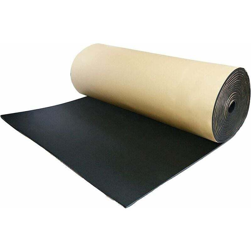 Selbstklebender Schallschutzschaumstoff, Geräuschdämmend, Wärme- Und Schalldämmend, 200 Cm X 50 Cm, 3 Mm - Kzq