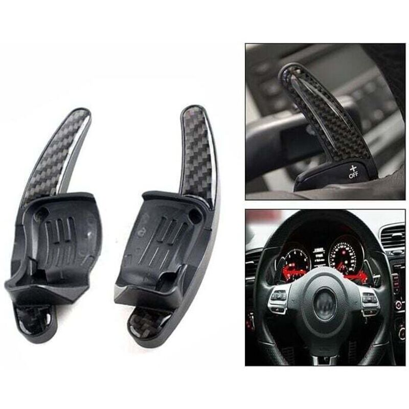 Schalthebelverlängerung Für Volkswagen Golf 5 6 Gti R32 R Polo - 1 Paar In Schwarz - Kzq