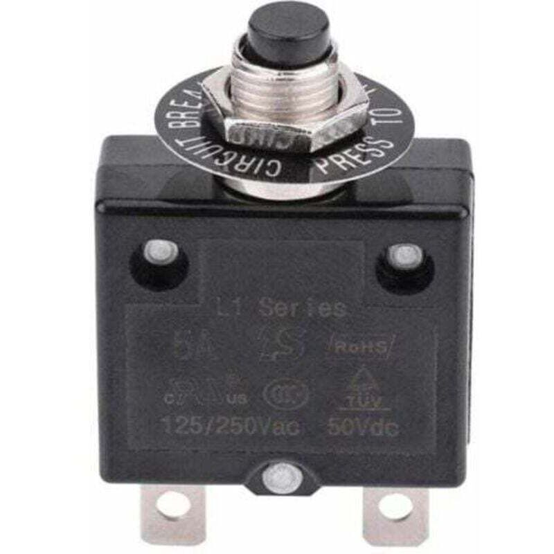 15-a-leistungsschalter Mit Thermoschalter Und Optionaler Rückstellung, 125–250 V Ac, 50 V Dc, Überlastschutz – Kzq