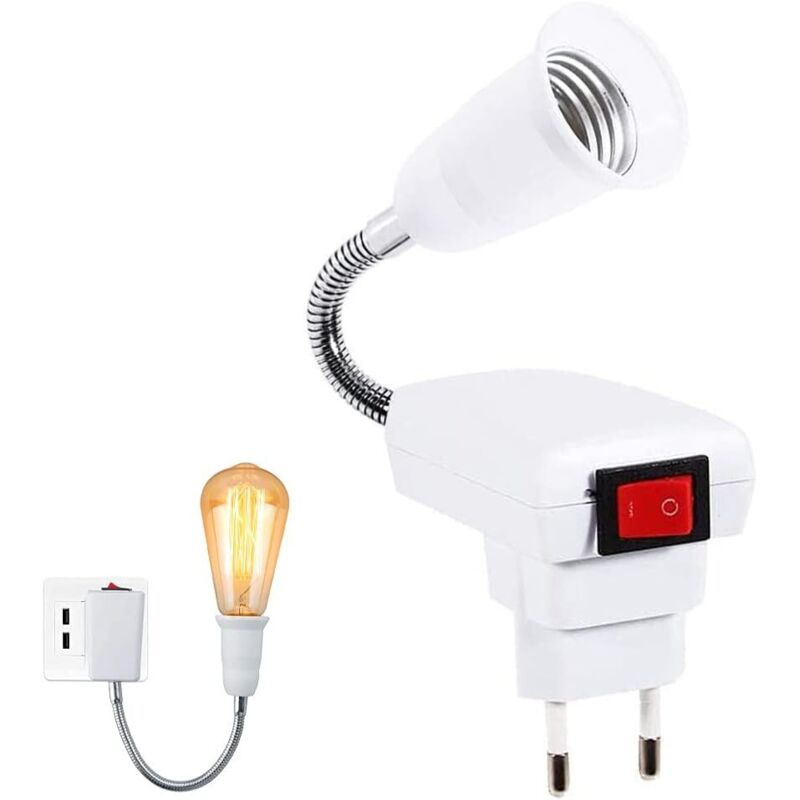E27-fassung Mit 360° Drehbarem Funkschalter Für Led-lampen – Verstellbare Lampenfassung – Kzq