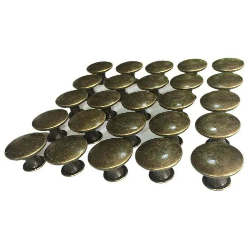 Vintage 30 Mm Möbelgriffe Aus Antikem Messing Für Schubladen Und Türen, Antikbronze-stil Für Küche, Kommode Und Kleiderschrank - Kzq