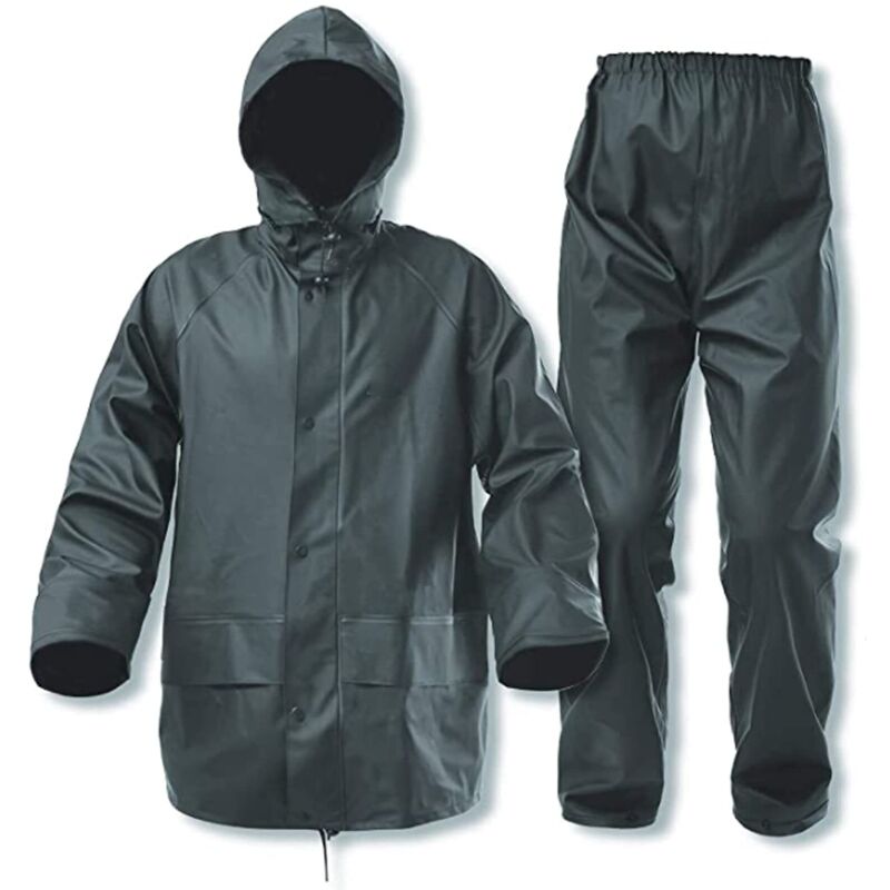 Wasserdichter Regenanzug Für Damen Und Herren, Polyestergewebe, Mikroverschweißte Nähte, Größe Xxl, Für Outdoor-arbeit - Kzq