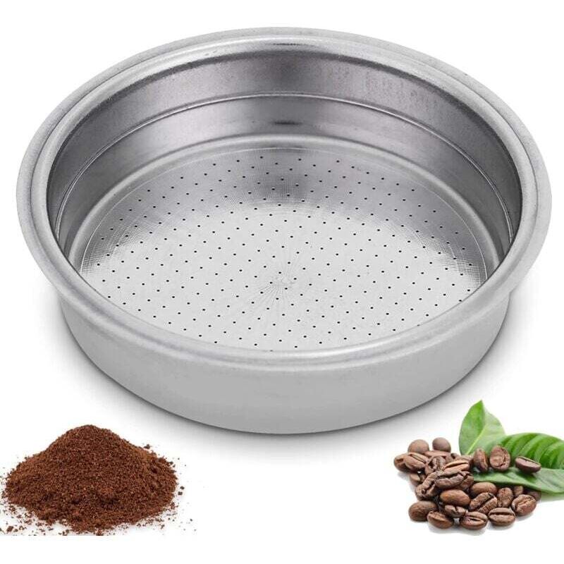 51-mm-kaffeefilter Aus Edelstahl (nicht Druckbeaufschlagt), Einlagig, Wiederverwendbar Und Nachfüllbar, Für Kaffeekapseln - Kzq
