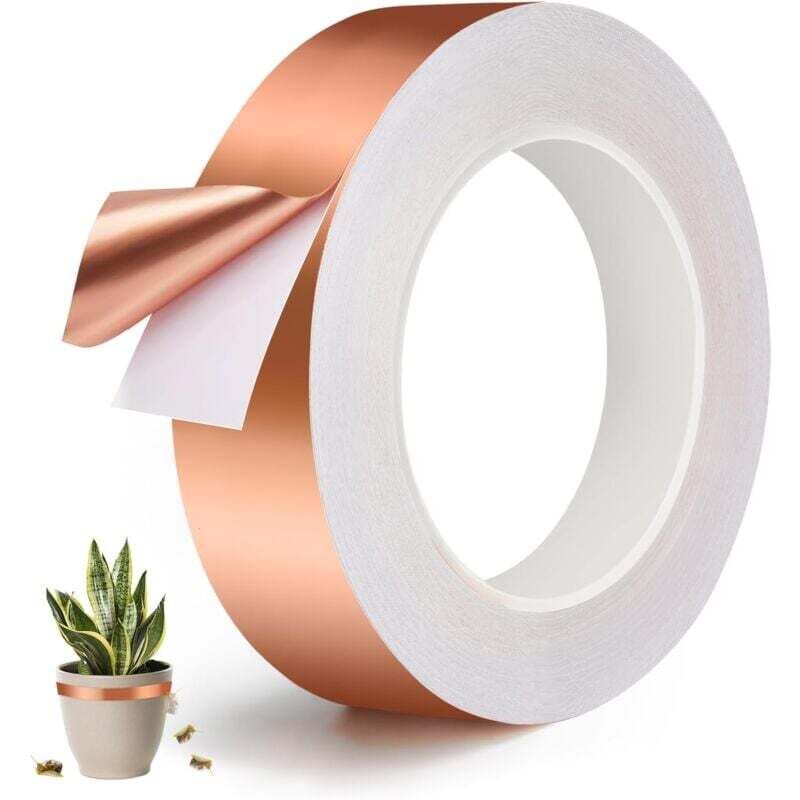 Schneckenschutzband Aus Kupfer, 30 Mm X 20 M, Effektive Und Umweltfreundliche Barriere Für Gärten, Einfach Anzubringender, Natürlicher Schutz – Kzq