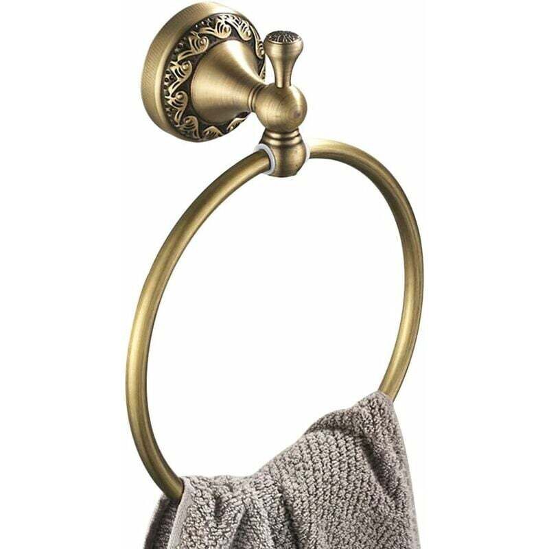 Retro-handtuchring Aus Massivem Kupfer Oder Bronze Im Minimalistischen Stil Mit Beschichtung - Kzq