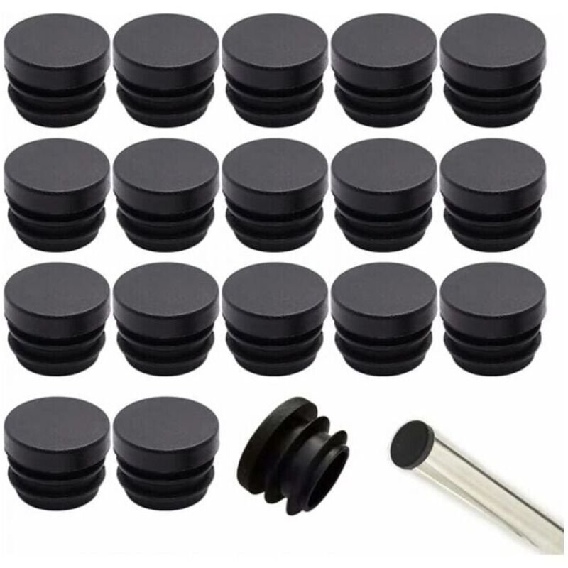 Stuhlgleiter 16 Mm, 32er-pack, Runder Kunststoff, Universeller Beinschutz - Kzq