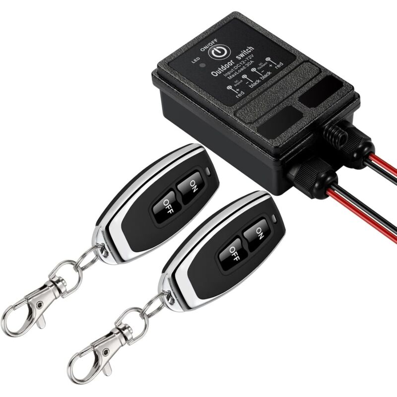 Kzq 40a Drahtloser Fernschalter, 100 M Reichweite, Ip65 Wasserdicht Für Elektrische Hochleistungsgeräte