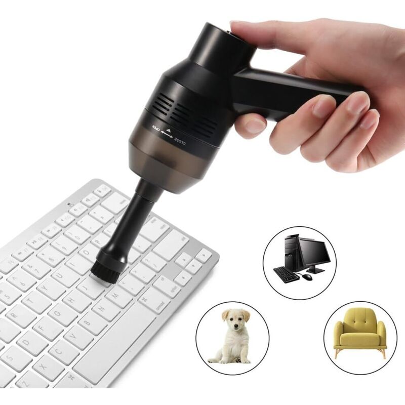 Kzq Mini-usb-akku-staubsauger Für Tastatur, Computermaus, Pc, Tv-box, Dvd-player, Auto, Sofa Und Möbel