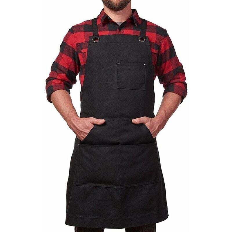 Professionelle Schweißerschürze Aus Strapazierfähigem Leder, Feuerfester Schutz Für Herren, Schwarz, 86 X 68 Cm - Kzq