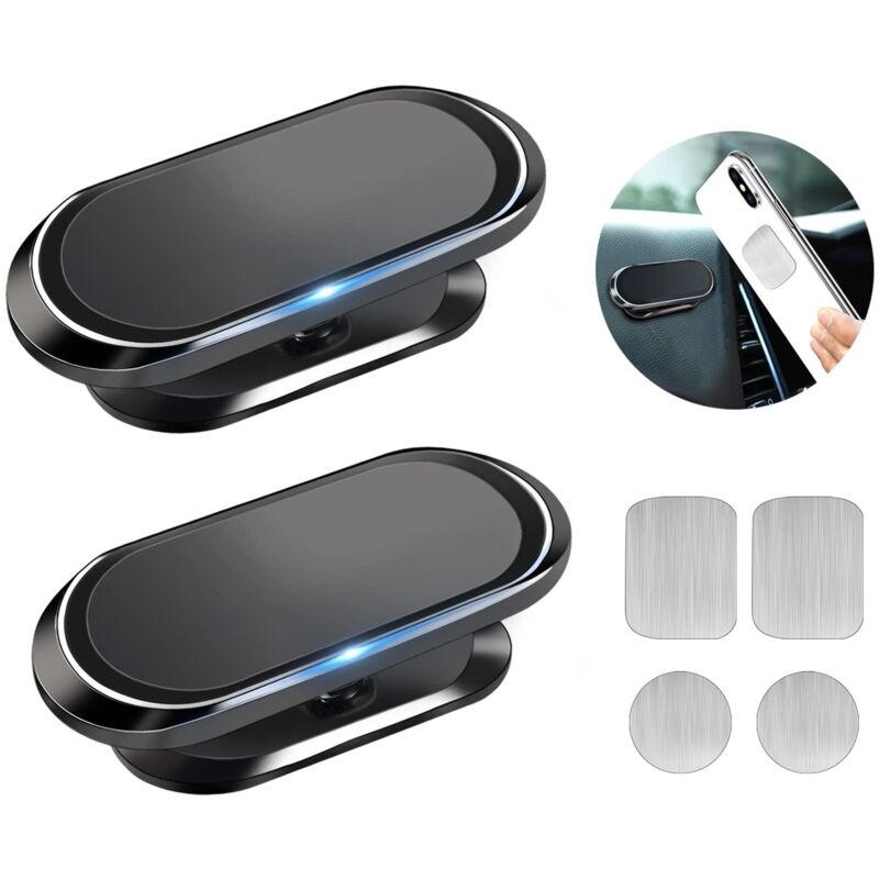 Magnetische Autohalterung Für Handys, 360° Drehbar, Kompatibel Mit Iphone, Samsung, Huawei, Xiaomi Usw. - Kzq