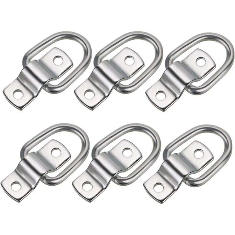 Oberflächenmontage-ankerhaken, D-ringe Aus Stahl, Tragkraft 1200 Lb, 12er-packung-kzq