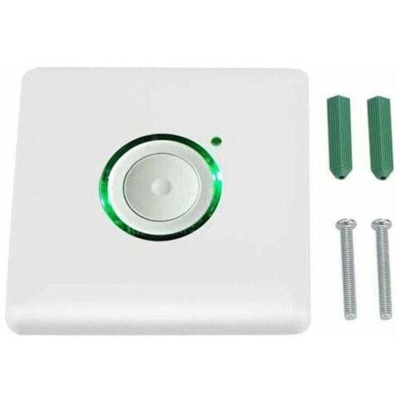 Kzq 16-stufiger Touch-wandzeitschalter Ac110-220v Für Den Außenbereich Mit Led-beleuchtung Und Verzögerungsfunktion