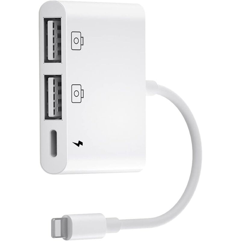 Usb-kameraadapter Für Iphone 13, 12, 11, X, Xs, Xr, 8, 7 Und Ipad 3-in-1 (kompatibel) - Kzq