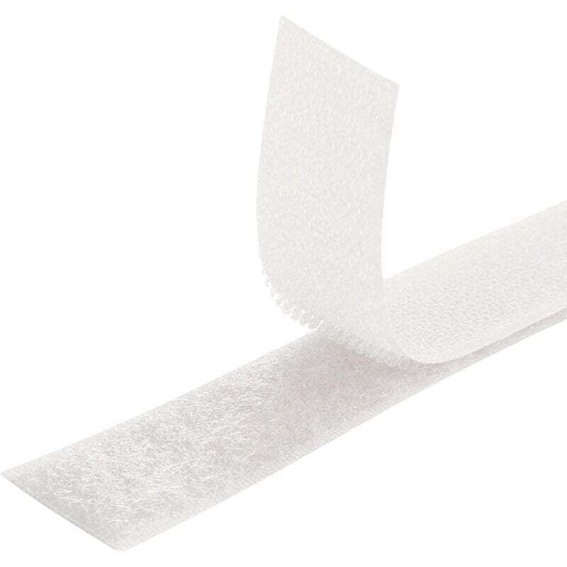 Doppelseitiges Nähband 3 M X 25 Mm, Weiß, Nicht Klebend, Stark Und Langlebig Für Kleidung, Bastelarbeiten Und Diy - Kzq