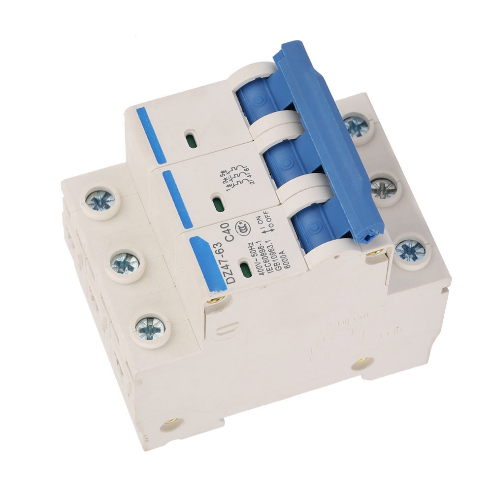 Miniatur-dreipol-leistungsschalter Dz47-63 40 A 400 V