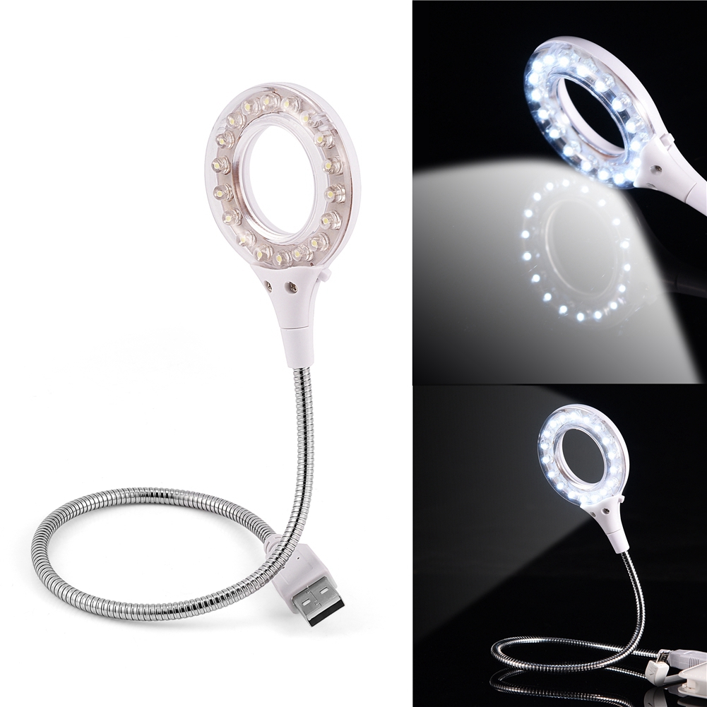Universelle, Leistungsstarke, Tragbare Usb-led-lampen (18 Stück), Weiß, Für Pc/laptop