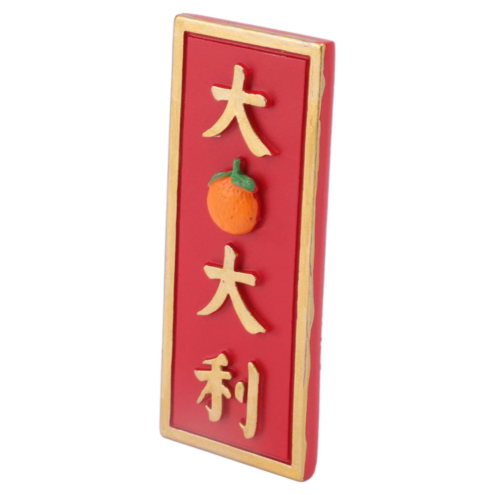 Set Mit 3 Dekorativen Kühlschrankmagneten, Niedlicher Retro-stil Im Chinesischen Stil, Glücksbringer, Leicht Zu Reinigen, Aus Kunstharz.