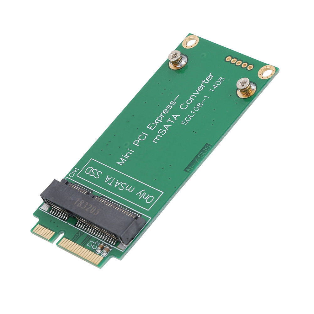 Msata Ssd Zu Mini Pcie Sata Ssd Adapter-/konverterkarte Für Asus Laptop