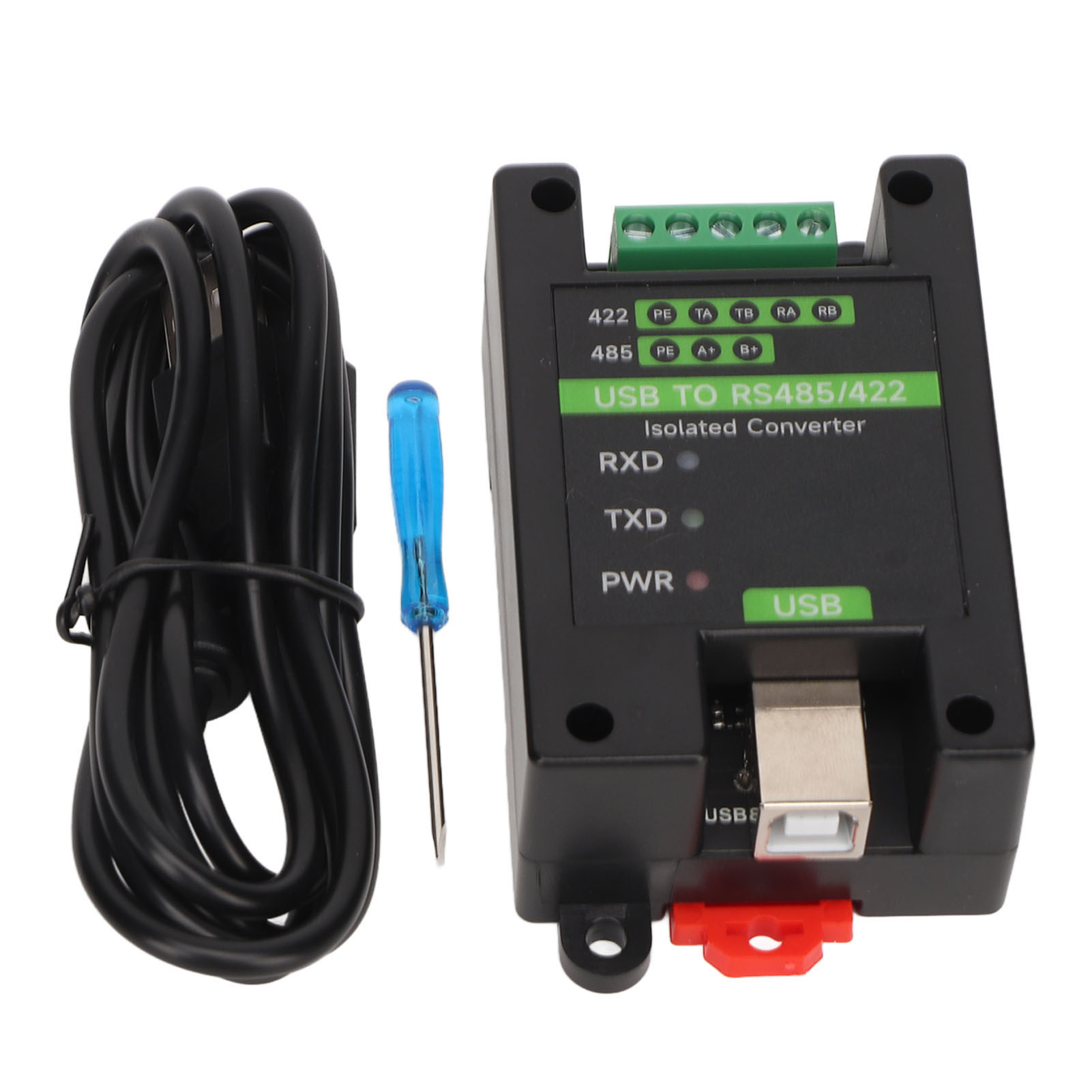 Isolierter Industrieller Usb-zu-rs485/rs422-konverter Mit Mehrfachen Schutzfunktionen. Kompatibel Mit Linux, Windows 10, 8.1, 8.7, Xp Und Android.