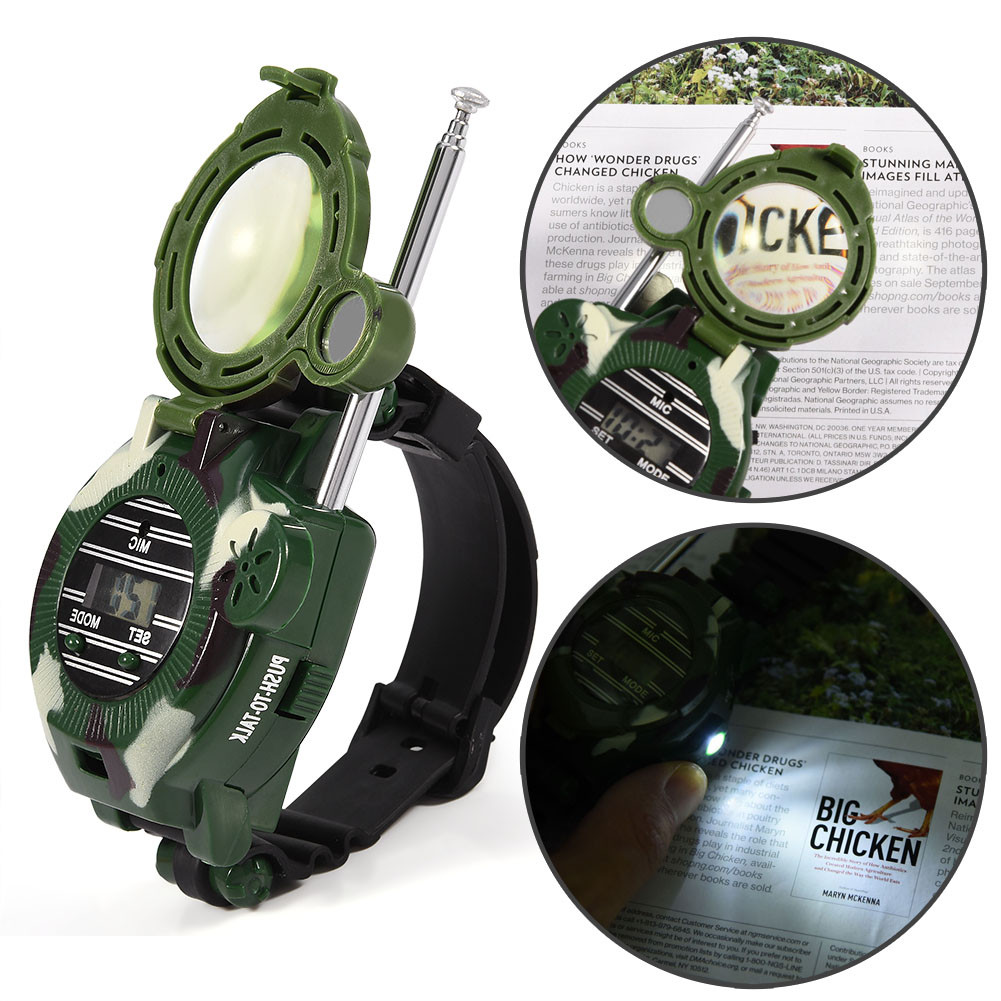 Set Mit 2 Mini-walkie-talkies Für Kinder, Armbanduhren Mit Gegensprechanlage, Outdoor-spielzeug, Geschenk