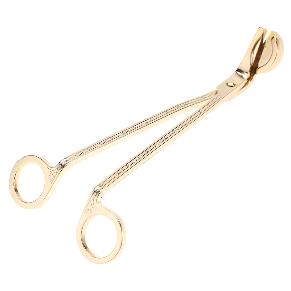 Herzförmiger, Halbkreisförmiger Kerzenclip Aus Vergoldetem Edelstahl, Scherenwerkzeug (gold)