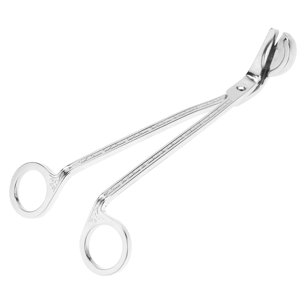 Halbkreisförmiger, Herzförmiger Kerzenschneider Aus Versilbertem Edelstahl, Scherenwerkzeug Zum Kürzen Des Dochtes (silber)