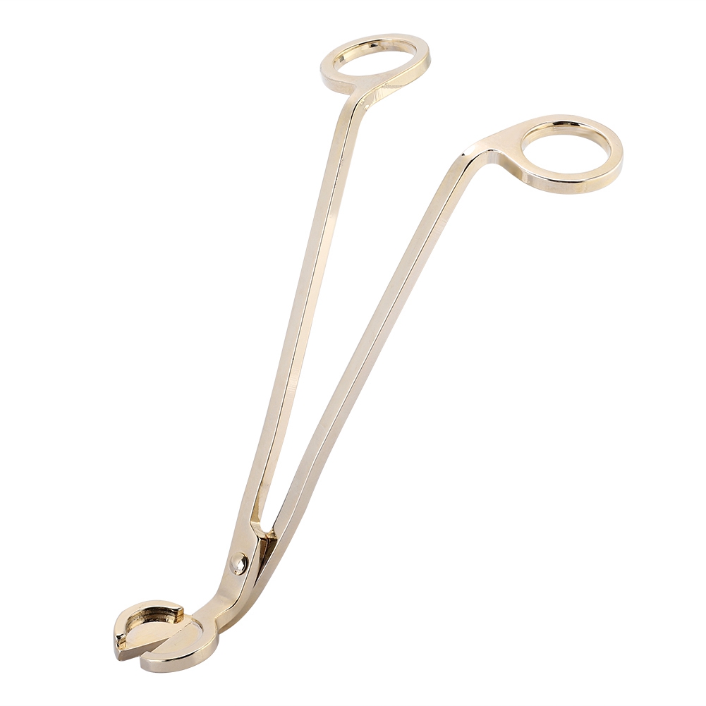1 Stück Vergoldeter Kerzenclip Aus Edelstahl, Herzförmige Schere (gold)