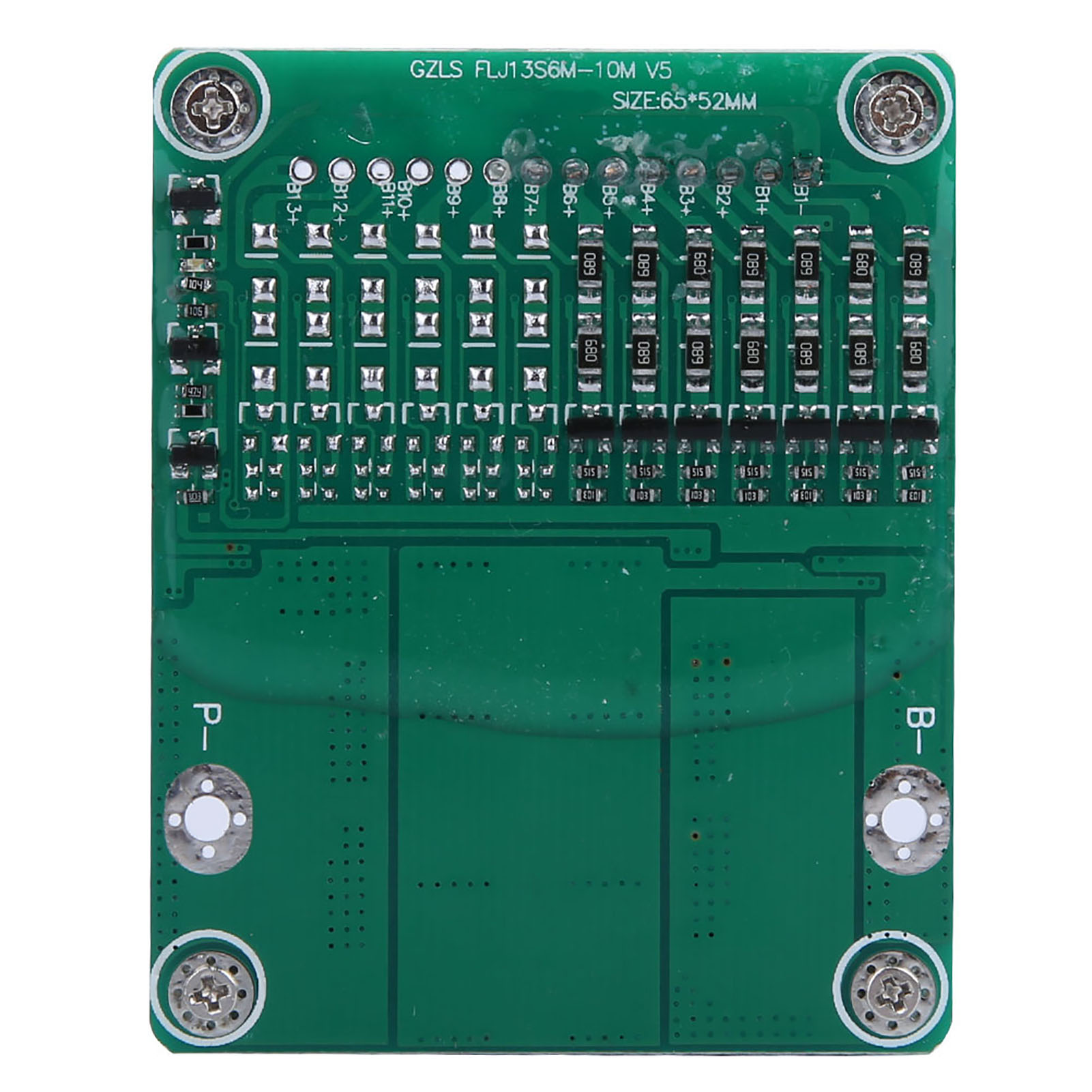 Bms-pcb-schutzplatine Mit Balancer Für 7s 24v 25a 500w Lithium-ionen-akku