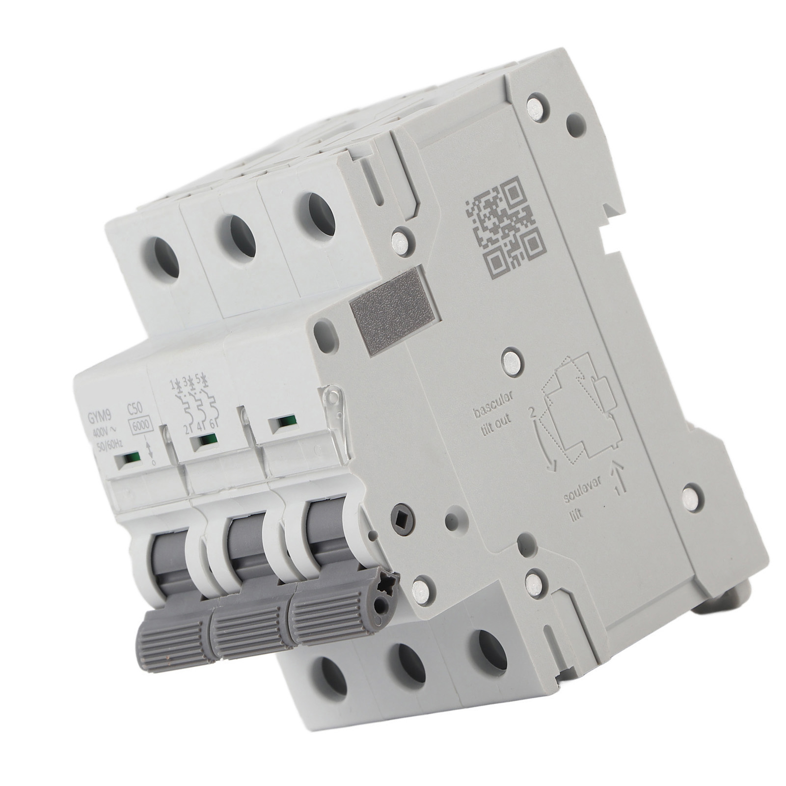 Gym9-c65 3p 400 Vac 50/60 Hz Ip20 Leitungsschutzschalter, Fehlerstromschutzschalter