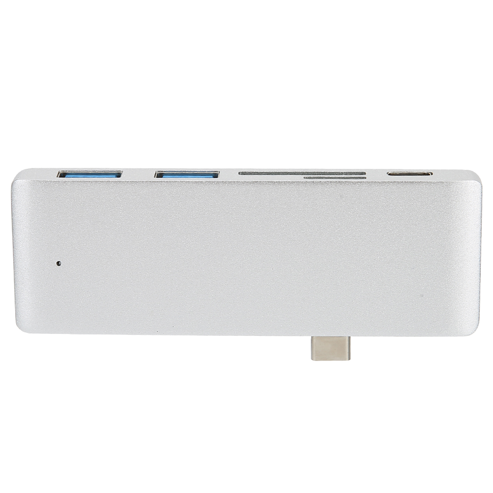 Professioneller Und Tragbarer 5-in-1 Usb-c-hub Mit Sd/microsd-adapter Und Usb 3.0-anschluss, Kompatibel Mit Macbook Pro/air.