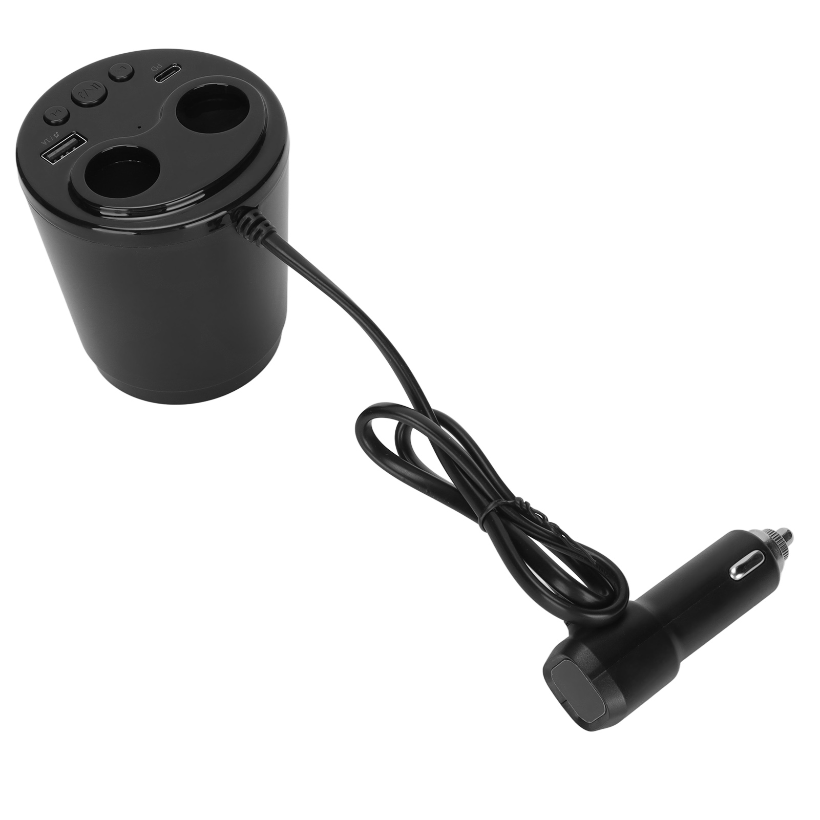 Doppelter Usb-zigarettenanzünder-adapter Mit Bluetooth-fm-transmitter Und Freisprechfunktion, 12–24 V, Universell Für Autos, Ohne Fernbedienung