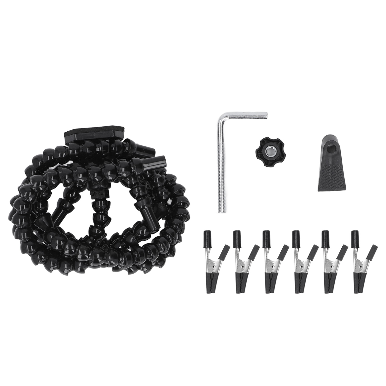 Unterstützte Lötstation Für Leiterplatten, Flexibles 5-backen-werkzeug, Schwarz, Für Bastelwerkstätten