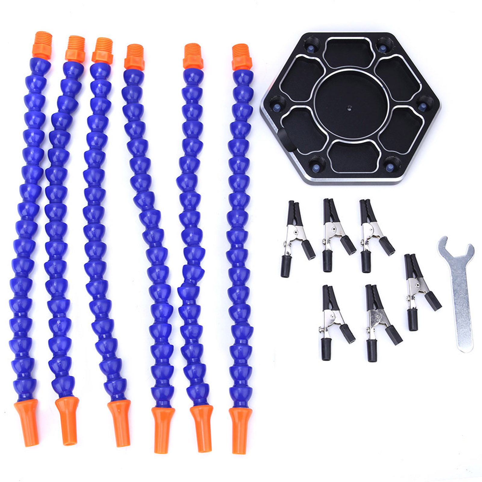 Flexibler 6-armiger Lötständer Für Leiterplatten (pcbs) Mit Integrierter Klemme